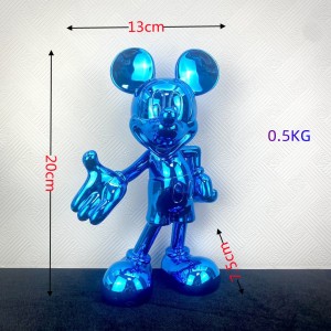 Creative luxury lightings wedding cartoon Mickey ornaments living room desktop decorations cartoon mouse TV cabinet decorations