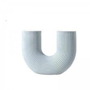 2023 Simple U-shaped vase Creative Scandinavian ins style modern style home decorative ornament home decorations