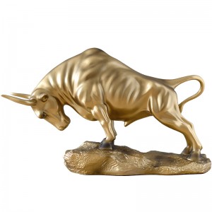 2023 Creative modern imitation copper jewelry bull business upscale wealth golden cow decorative ornament home decorations