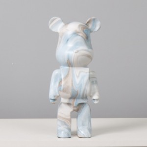 2023 Custom Handmade Home Decoration Resin Crafts Violent Bear Ornament Creative Cute Money Bank Storage Decorative Gifts