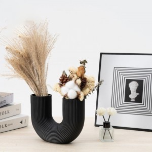 2023 Simple U-shaped vase Creative Scandinavian ins style modern style home decorative ornament home decorations