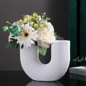 2023 Simple U-shaped vase Creative Scandinavian ins style modern style home decorative ornament home decorations