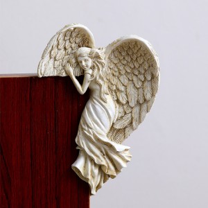 Crossing Redemption Awakening Girl Angel Wings Hanging Decoration Door Frame Decorative Resin Hanging Decorative Ornament