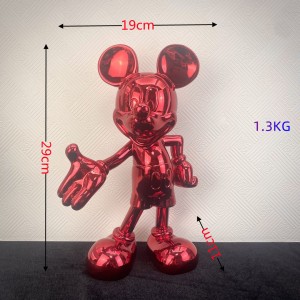 Creative luxury lightings wedding cartoon Mickey ornaments living room desktop decorations cartoon mouse TV cabinet decorations