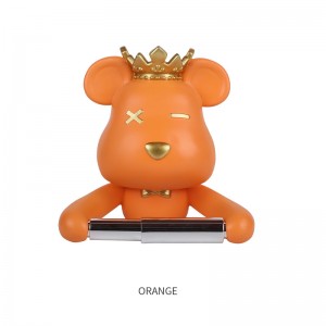 2023Crown Violent Bear Resin Roll Holder Animal Hanging Decoration Modern Simple Home Decoration No Flush Toilet Bathroom