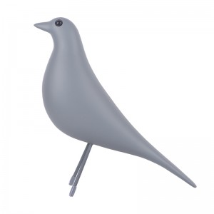 2023 Hot Selling Bird Eames Resin Bird Ornament Crafts Multiple Colors Office Furniture Decoration