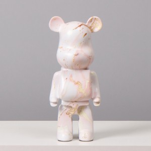 2023 Custom Handmade Home Decoration Resin Crafts Violent Bear Ornament Creative Cute Money Bank Storage Decorative Gifts