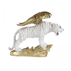 2023 Tiger ornaments resin crafts new Chinese creative home decoration office gift New Year of the Tiger gift