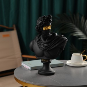 2023 European home decoration David Apollo male god Diana goddess resin crafts figure statue ornaments