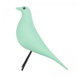 2023 Hot Selling Bird Eames Resin Bird Ornament Crafts Multiple Colors Office Furniture Decoration