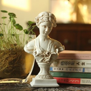 2023 American countryside vintage decorative ornaments Venus maiden head TV cabinet resin decorations living room furnishings