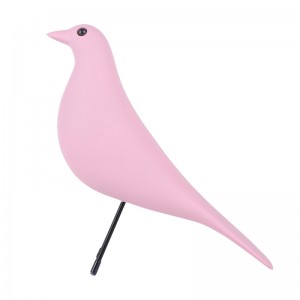 2023 Hot Selling Bird Eames Resin Bird Ornament Crafts Multiple Colors Office Furniture Decoration