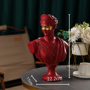 2023 European home decoration David Apollo male god Diana goddess resin crafts figure statue ornaments