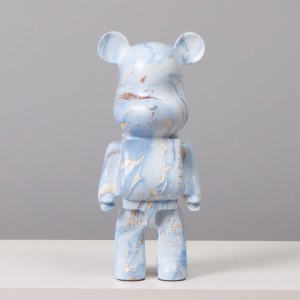 2023 Custom Handmade Home Decoration Resin Crafts Violent Bear Ornament Creative Cute Money Bank Storage Decorative Gifts