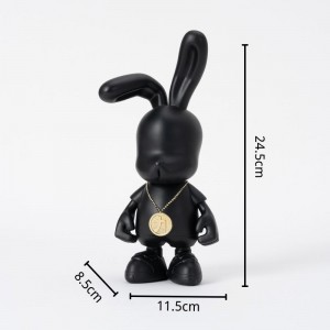 2023 Resin ornaments BABY rabbit doll home decorations designer models cartoon cute creative children’s day gift