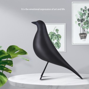 2023 Hot Selling Bird Eames Resin Bird Ornament Crafts Multiple Colors Office Furniture Decoration