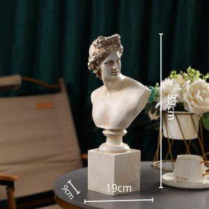 2023 European home decoration David Apollo male god Diana goddess resin crafts figure statue ornaments