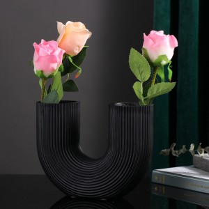 2023 Simple U-shaped vase Creative Scandinavian ins style modern style home decorative ornament home decorations