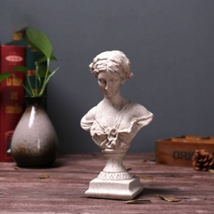 2023 American countryside vintage decorative ornaments Venus maiden head TV cabinet resin decorations living room furnishings