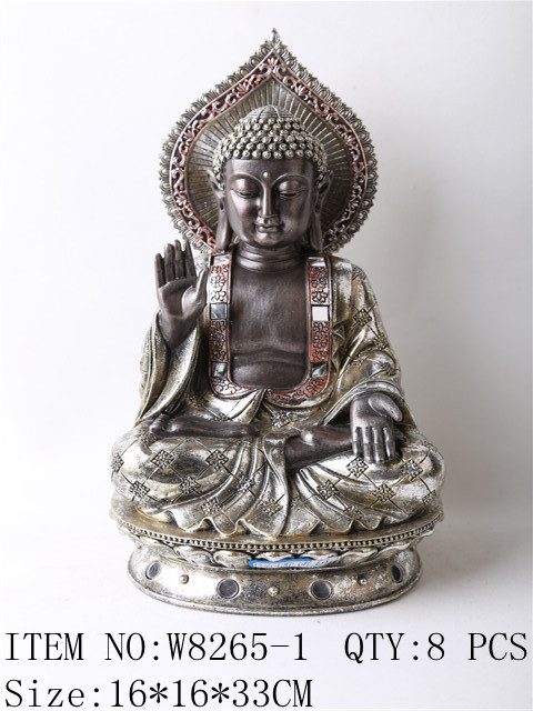 2020 New arrive Feng Shui decorative table Sitting meditating resin buddha statue
