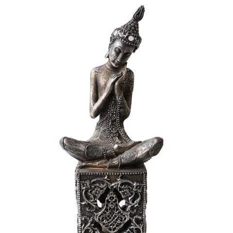 2020 hotsell tabletop women sitting Buddhist Resin buddha Statue