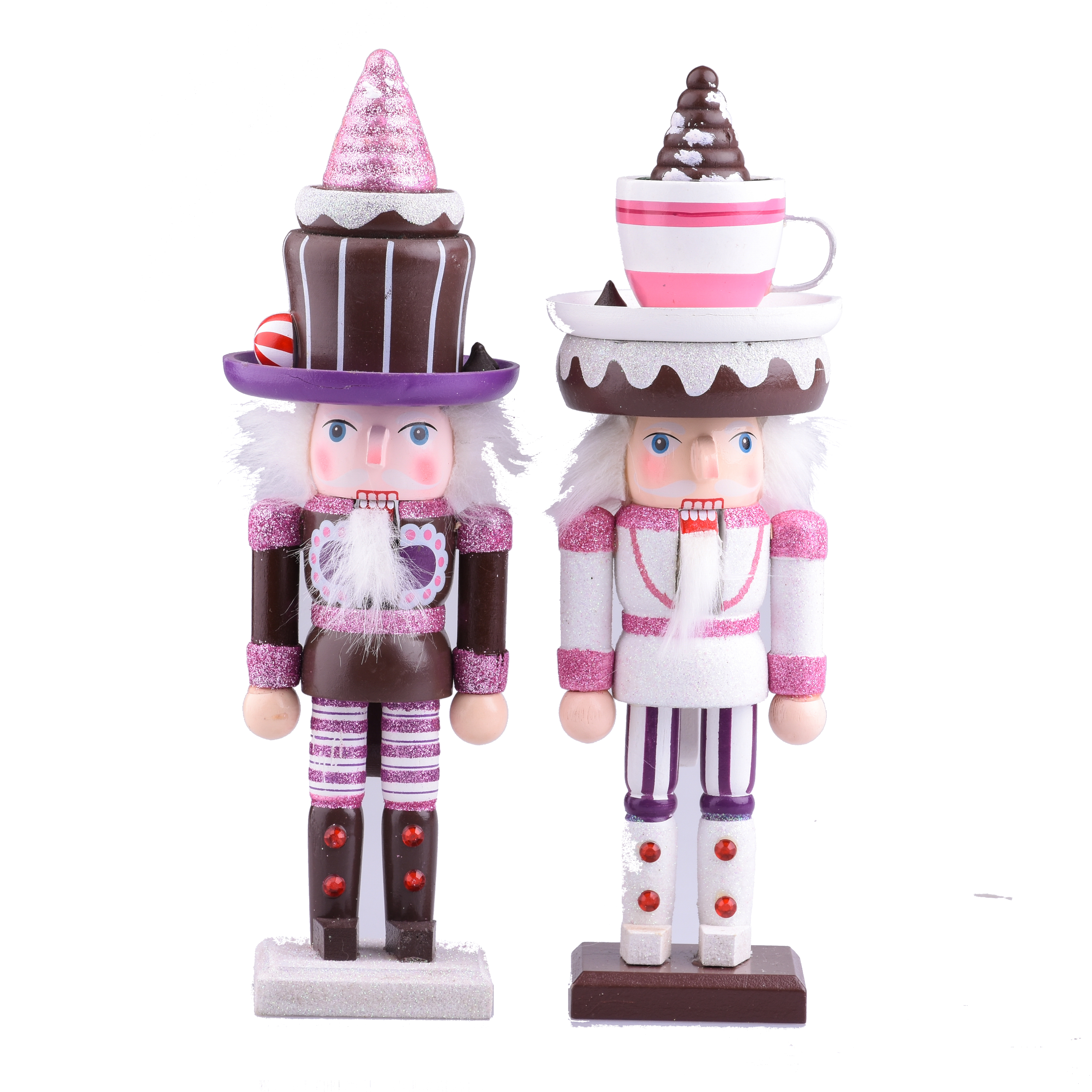 Ice Cream Shape Small Size Nutcracker Indoor Decor Children Gifts