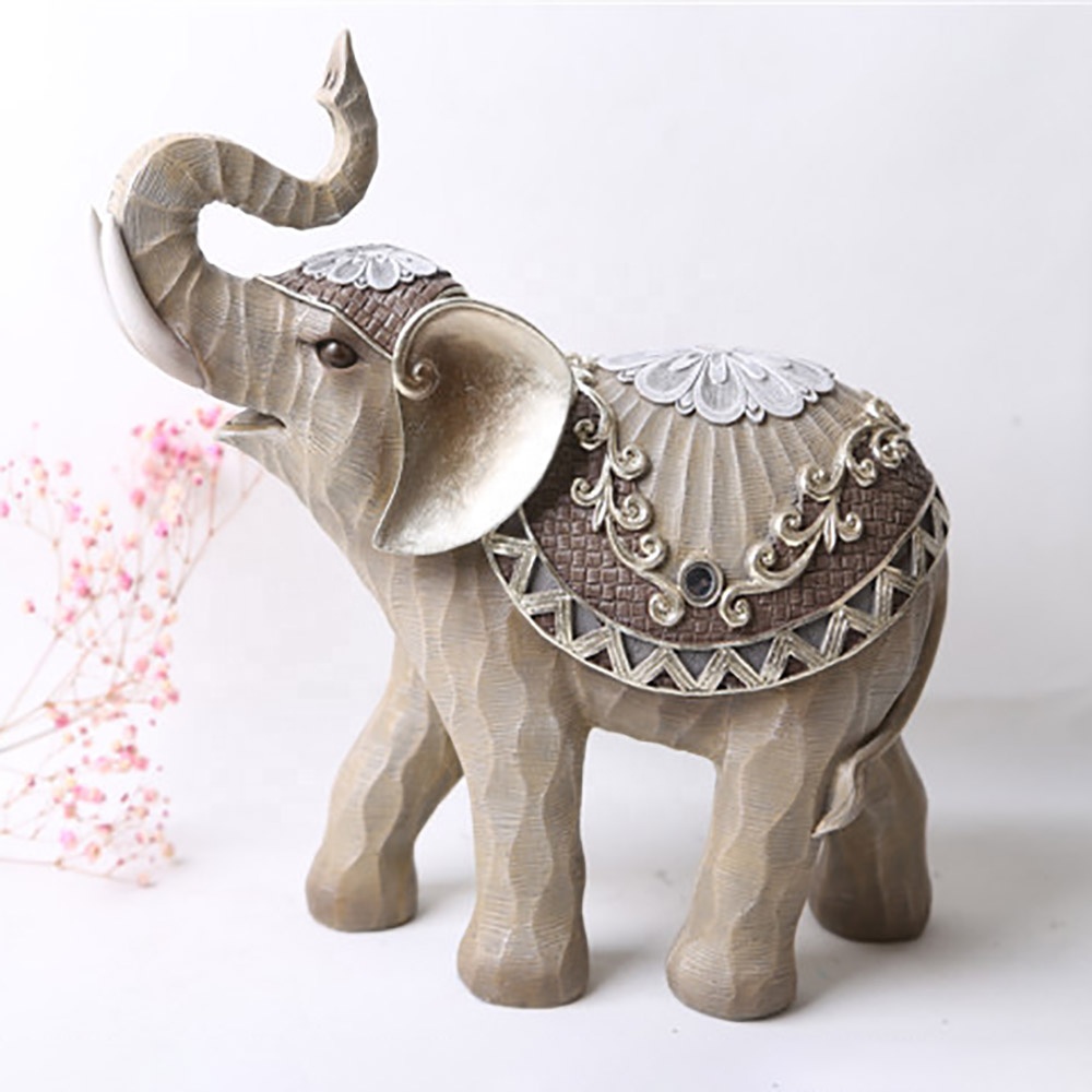Wholesale tabletop elephant statue decoration home decoration