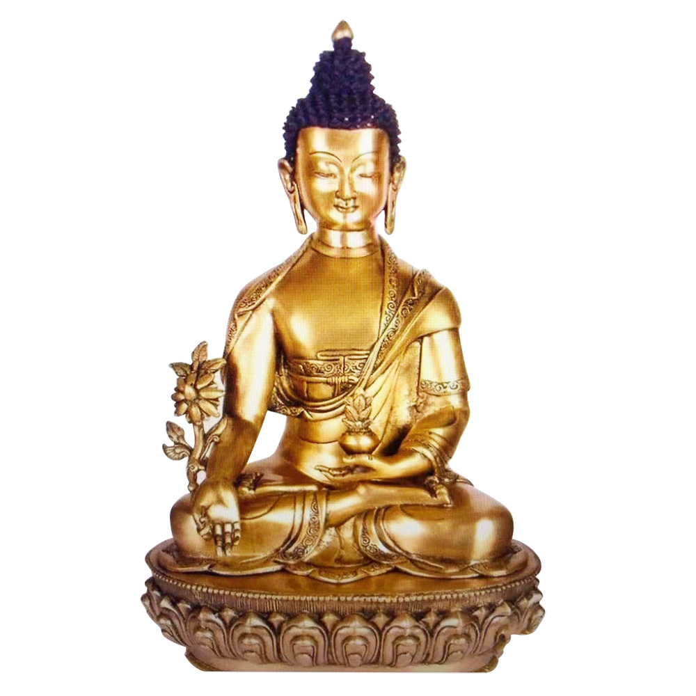 Fengshui tabletop mini resin meditation buddha statue for home