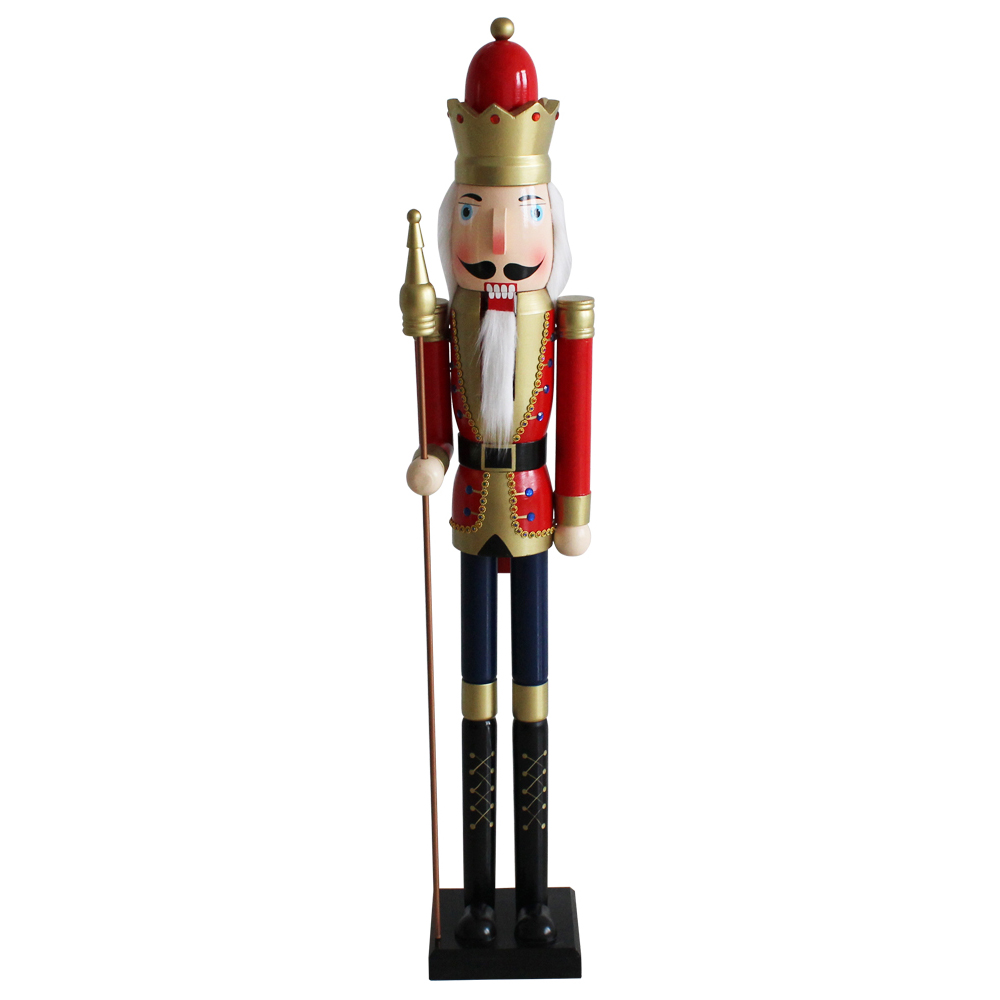 Best quality wooden crafts handmade nutcracker home decoration for Christmas