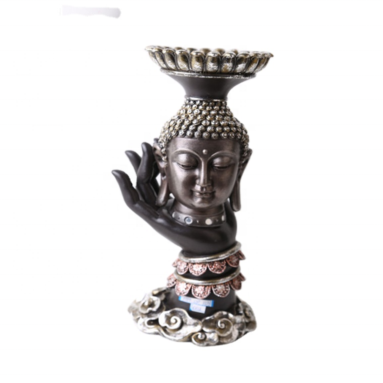 2020 Wholesale tabletop inner heart peaceful Meditating Buddha Resin buddha Statue