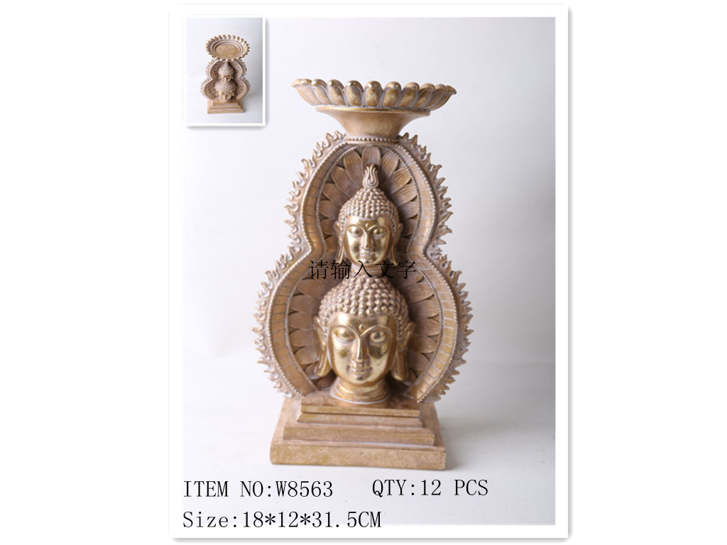 2020 Wholesale tabletop inner heart peaceful Meditating Buddha Resin buddha Statue