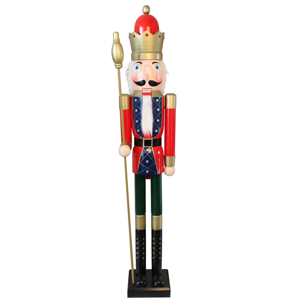 Large size nutcracker Christmas decorationresin craft supplier