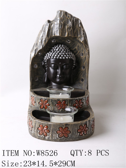 2020 Wholesale tabletop inner heart peaceful Buddha Resin Thai buddha Statue