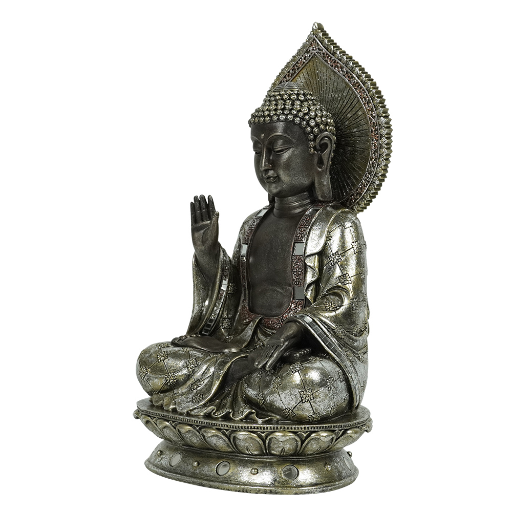 New arrive Feng Shui decorative table Sitting meditating resin buddha statue