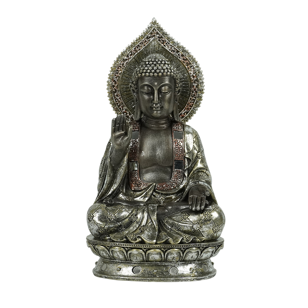 New arrive Home Feng Shui hand made decorative table Sitting meditating resin buddha statue