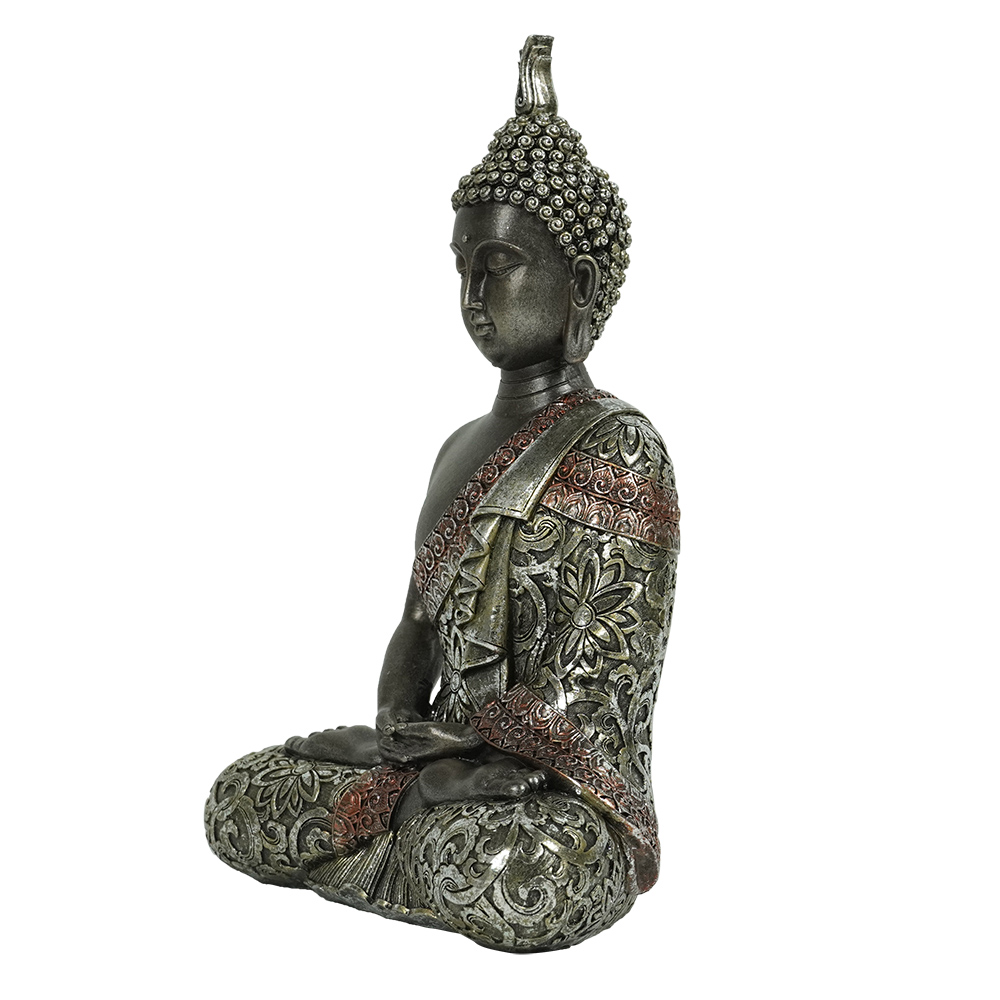 New arrive Feng Shui decorative table Sitting meditating resin buddha statue for home