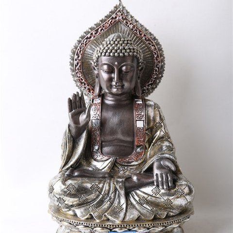2020 New arrive Feng Shui decorative table Sitting meditating resin buddha statue Featured Image