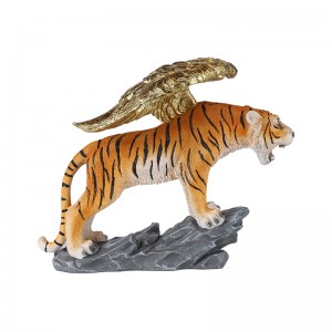 2023 Tiger ornaments resin crafts new Chinese creative home decoration office gift New Year of the Tiger gift