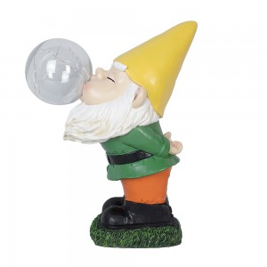 Gnomes Garden Decorations Funny Statues Outdoor Funny Knomes With Solar Light For Yard Lawn Ornaments