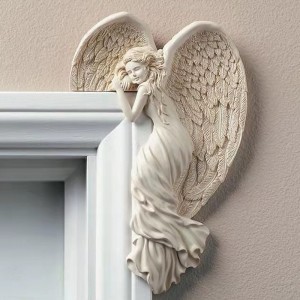 Crossing Redemption Awakening Girl Angel Wings Hanging Decoration Door Frame Decorative Resin Hanging Decorative Ornament