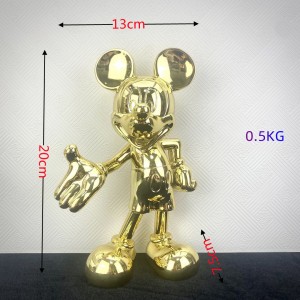 Creative luxury lightings wedding cartoon Mickey ornaments living room desktop decorations cartoon mouse TV cabinet decorations