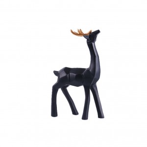 Factory wholesale resin crafts Scandinavian style creative home decoration couple deer ornaments