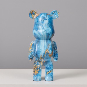 2023 Custom Handmade Home Decoration Resin Crafts Violent Bear Ornament Creative Cute Money Bank Storage Decorative Gifts