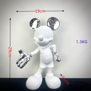 Creative luxury lightings wedding cartoon Mickey ornaments living room desktop decorations cartoon mouse TV cabinet decorations