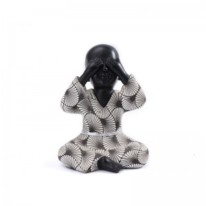 Cross-border new Maitreya Buddha resin crafts ornaments desktop living room ornaments creative decorative ornaments wholesale