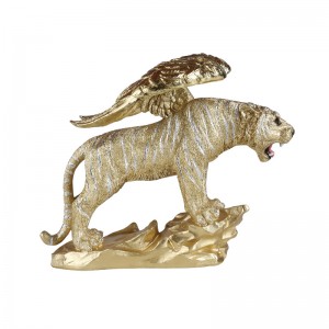 2023 Tiger ornaments resin crafts new Chinese creative home decoration office gift New Year of the Tiger gift