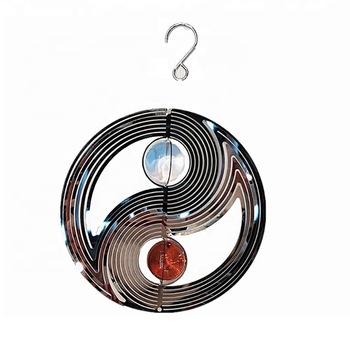 Wholesale 3 d stainless steel home indoor decor metal cosmo wind spinner Featured Image