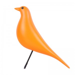 2023 Hot Selling Bird Eames Resin Bird Ornament Crafts Multiple Colors Office Furniture Decoration